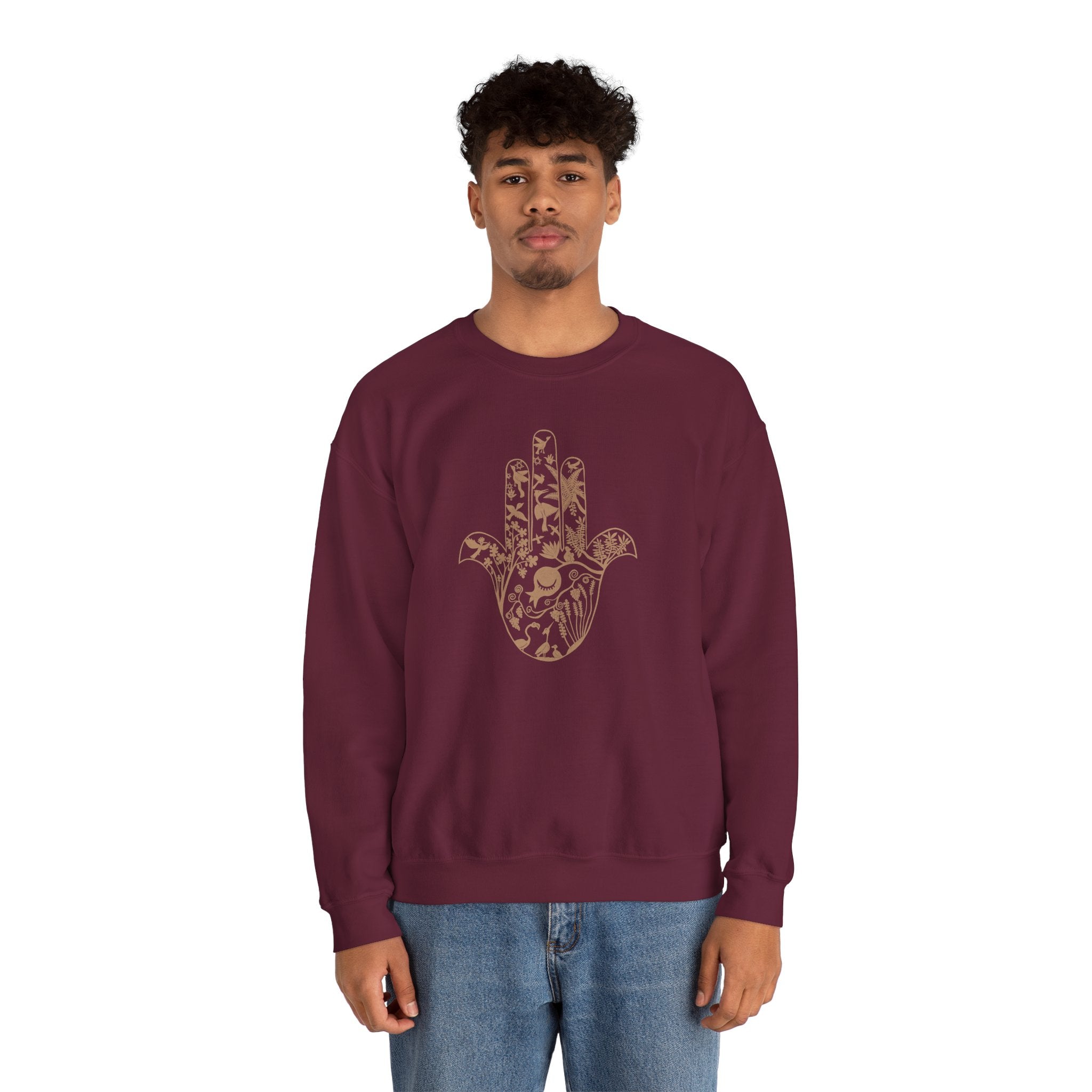 Oasis Hamsa - Crewneck Sweatshirt