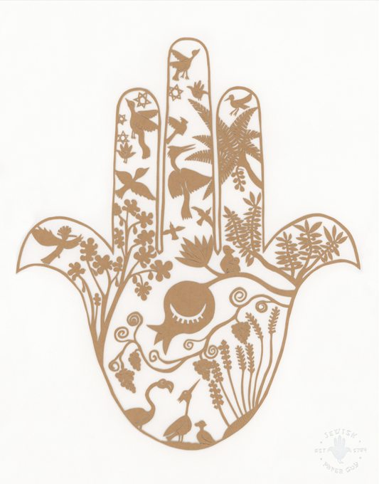 Garden Hamsa Print